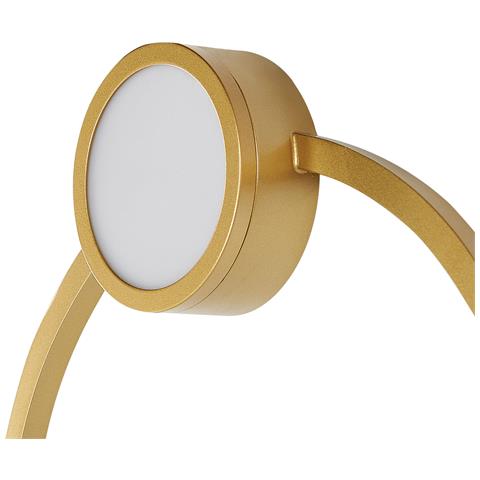 Lampada Da Parete A Led Ponuga Metallo Oro - Foto 2