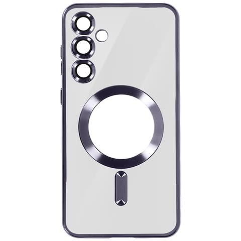 Cover Magsafe Per Samsung S24 Plus In Silicone Bordo Cromato - Foto 1