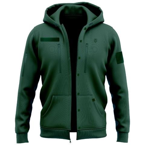 World Of Tanks - Felpa Con Cappuccio E Toppe (verde | 2xl) - Foto 1