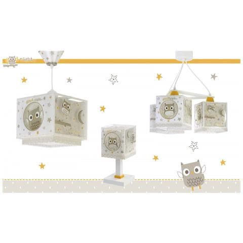 Lampada A Sospensione Per Bambini 3 Luci Good Night Gufo - Foto 6