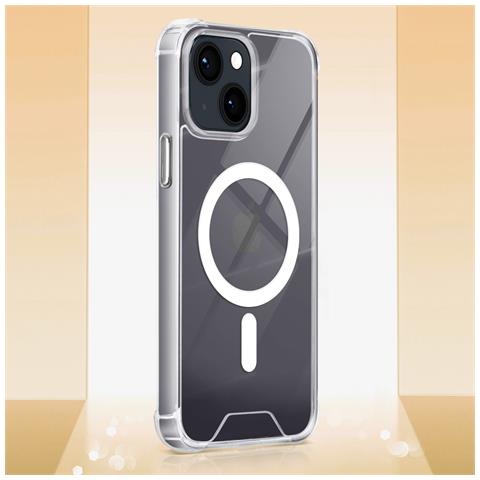 Cover Magsafe Per Iphone 12 Silicone Gel Angoli Rinforzati - Foto 5