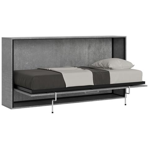 Letto Kando Singolo Orizzontale Cemento - Foto 1