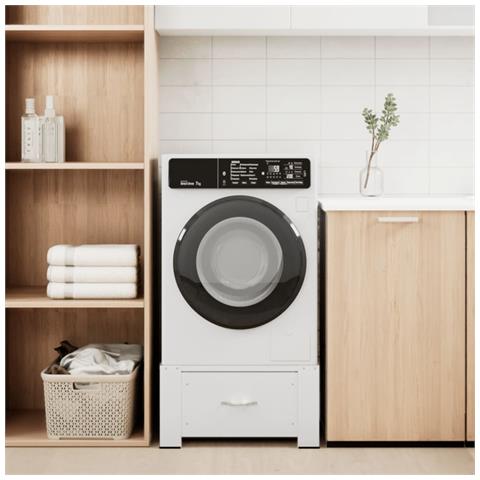 Supporto Alzatina Per Lavatrice Con Cassetto Bianco - Foto 3