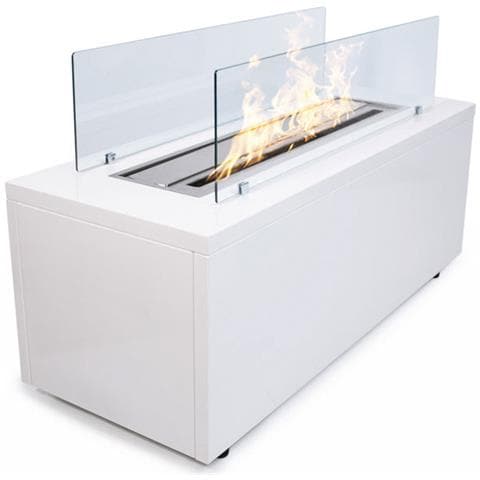 Camino A Bioetanolo Da Terra Per Interno Esterno Caravaggio Bianco L100xp40xh40 Cm - Foto 1