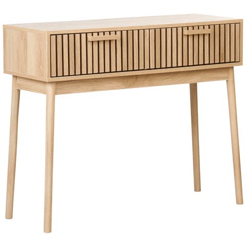 Tavolino Consolle Lynwood Marrone Chiaro - Foto 2