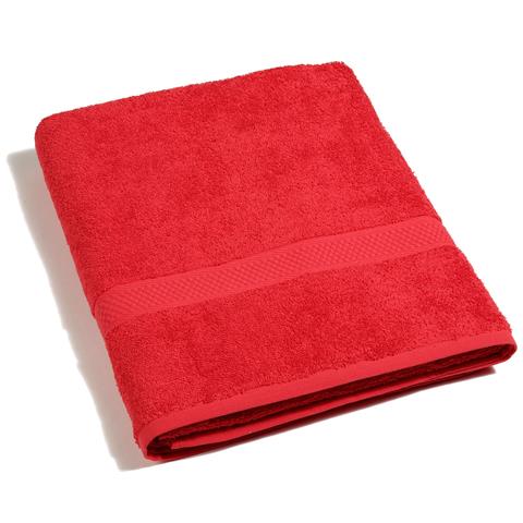 Telo Bagno Spugnissima Minorca In Cotone Colore Rosso Misura Standard - Foto 1