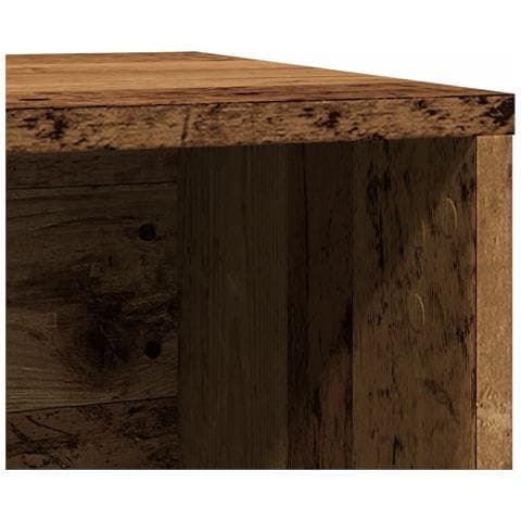 Recinto Lettiera Gatti Legno Vecchio 80x50x45 cm in Truciolato - Foto 9