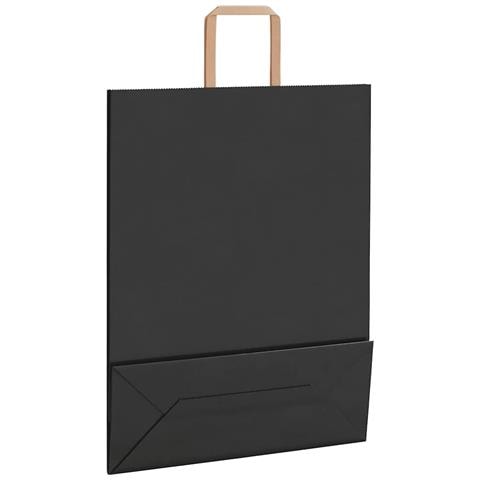 Sacchetti di Carta 250 pz con Manici Neri 32x12x42 cm - Foto 9