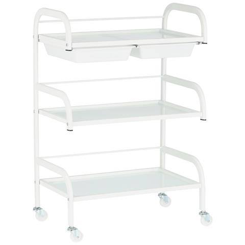 Carrello Portautensili Per Estetista Parrucchiere Per Il Centro/salone St029 Carrello Tavolino Universale Su Ruote - Foto 2