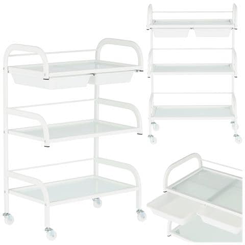 Carrello Portautensili Per Estetista Parrucchiere Per Il Centro/salone St029 Carrello Tavolino Universale Su Ruote - Foto 1