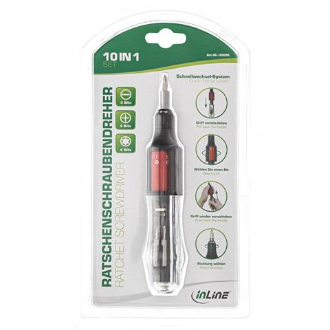 Cacciavite a cricchetto 10in1 Mini, cambio rapido, magnetico - Foto 4