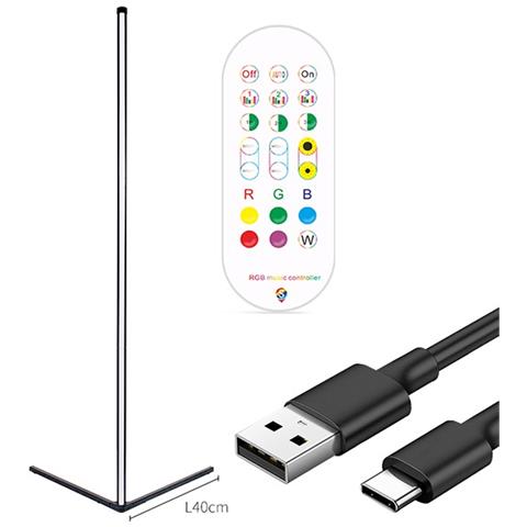 Lampada Angolare A Led Bluetooth Multicolore (confezione Da 2) - Illuminazione Intelligente E Personalizzabile - Foto 1