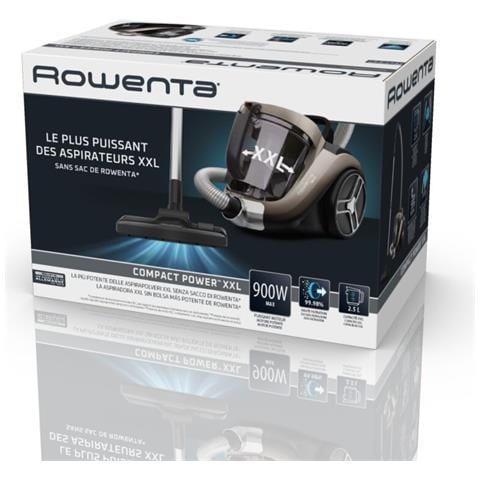 Aspirapolvere a Traino Compact Power XXL RO4B30 Capacità 2.5 L Potenza 900 W Colore Nero Bronzo - Foto 5