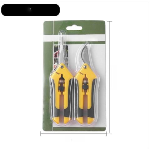 Set Di 2 Cesoie Da Potatura Multifunzionali Da Giardino - Lega E Tpr Yellow - Foto 1
