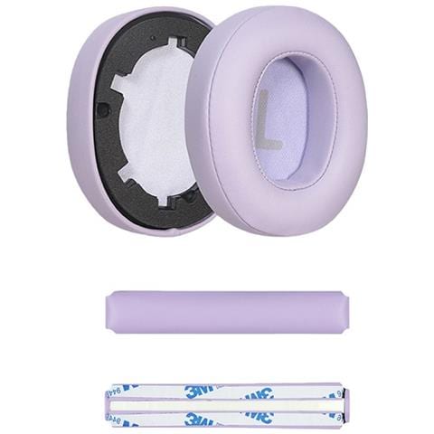 Kit Di Ricambio Per Cuscinetti Auricolari In Pelle Proteica Compatibile Con Cuffie Jbl Tune T700bt T710 720 T750btnc T760nc Purple - Foto 1