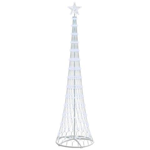 Albero di Natale LED Bianco freddo 70 x 70 x 250 cm Metallo - Foto 1