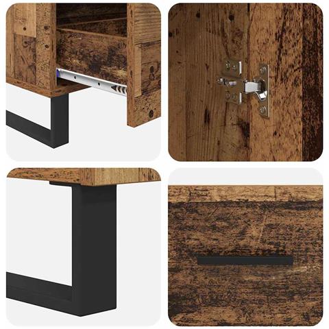 Credenza Legno vecchio 69,5 x 30 x 115 cm Legno multistrato - Foto 9