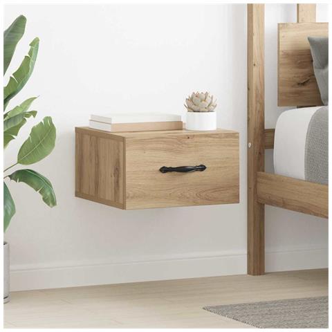 Armadio da Notte 2 pcs rovere artigianale 35 x 35 x 20 cm - Foto 2