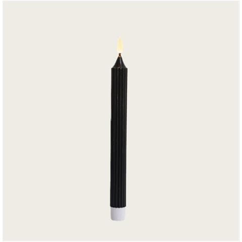 Candela Led Senza Fiamma Serie Magic Black A Strisce (2cm X 24.5cm) - Foto 1