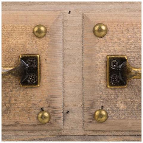 Cassetto In Legno Marrone 45x15x10,5h - Foto 7