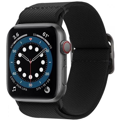 Spigen Fit Lite Apple Watch 4 / 5 / 6 / 7 / 8 / 9 / Se / Ultra (42 / 44 / 45 / 49 Mm) Nero - Foto 1