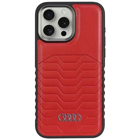 Audi Custodia In Pelle Sintetica Con Magsafe, Per Iphone 14 Pro Max - Rossa - Foto 1