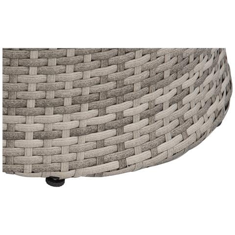 Set Da Balcone 2 Posti In Rattan Grigio Capri - Foto 24