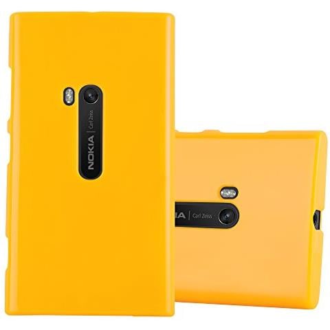 Custodia Compatibile Con Nokia Lumia 920 In Jelly Giallo - Coperchio Protettivo In Silicone Tpu Flessibile - Foto 1