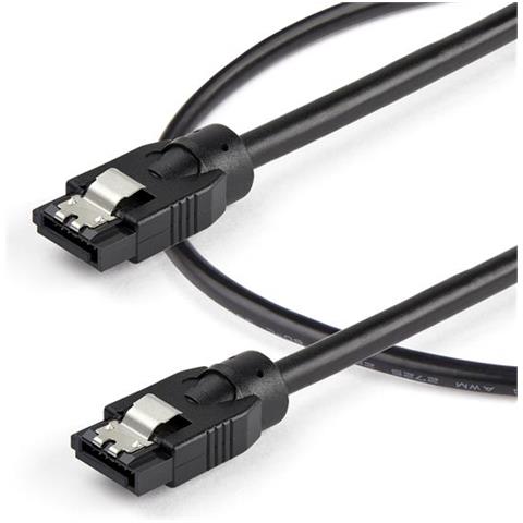 0.6 M Round Sata Cable - 6gbs Sata Cord - Latching Connectors - Foto 3