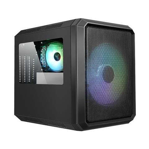 Case QBO 8 EVO Mini Tower Micro-ATX / Mini-ATX 1 Porte USB 3.0 Colore Nero (Finestrato) - Foto 1