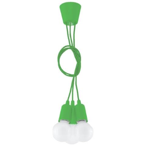 Lampadario A Sospensione, In Plastica, 15 X Max, Colore: Verde - Foto 15