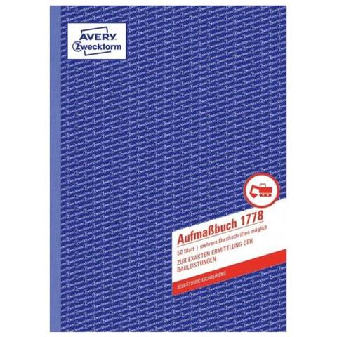 Zweckform Formularbuch ""aufma"", Sd, A4, 50 Blatt - Fr Den Markt: D - L - A (1778)  - Foto 1