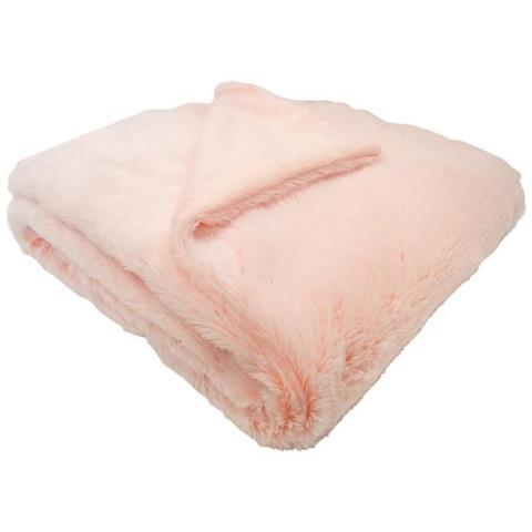 Coperta Da Neve Con Rivestimento In Micromorbido - 75 X 100 Cm - Latte Alla Fragola - Foto 1
