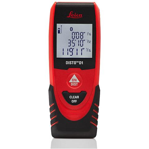 DISTO D1, Laser distance meter, ft, ingresso, m, Android, iOS, Nero, Rosso, AAA, Digitale - Foto 1