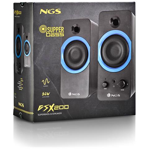 GSX-200, Pavimento, Tavolo / Libreria, PC, Centro, Nero, Cablato, 3,5 mm - Foto 2