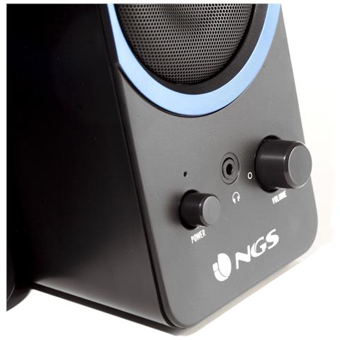 GSX-200, Pavimento, Tavolo / Libreria, PC, Centro, Nero, Cablato, 3,5 mm - Foto 5