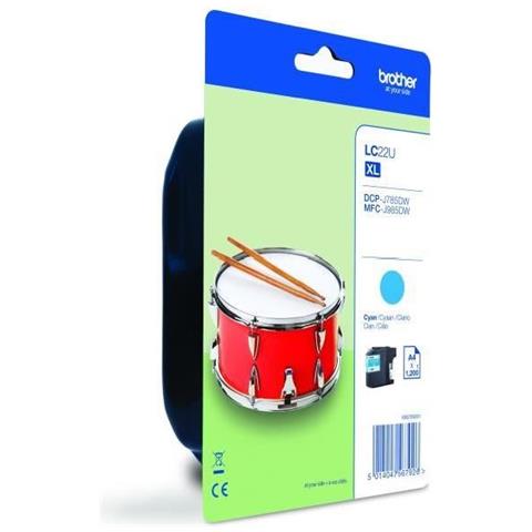 LC-22UCBP 1200pagine Ciano cartuccia d'inchiostro - Foto 1