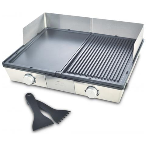 Deli Grill Da tavolo Elettrico 2200W Nero, Argento - Foto 2