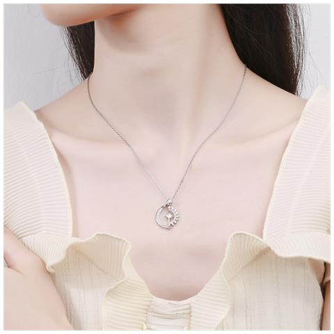 Collana Con Pendente Sole E Luna Silver - Foto 10