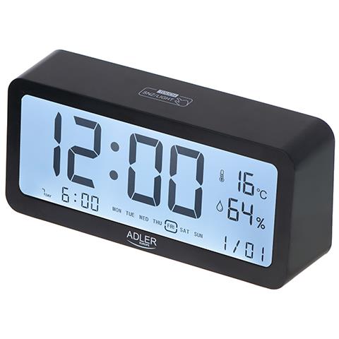 Sveglia A Batteria - Nera - Foto 2