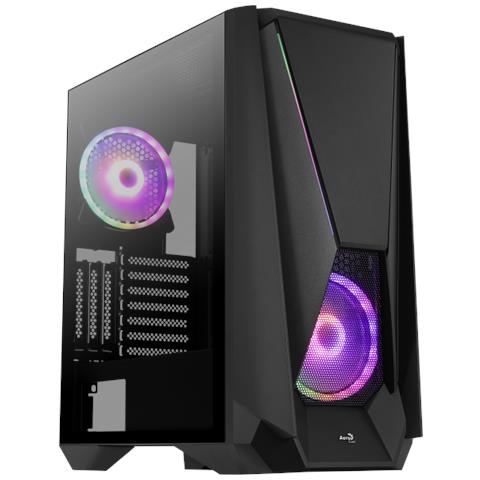 Case Visor Midi Tower ATX, EATX, micro ATX, Mini-ITX 2 Porte USB 3.2 Colore Nero (Finestrato) - Foto 2
