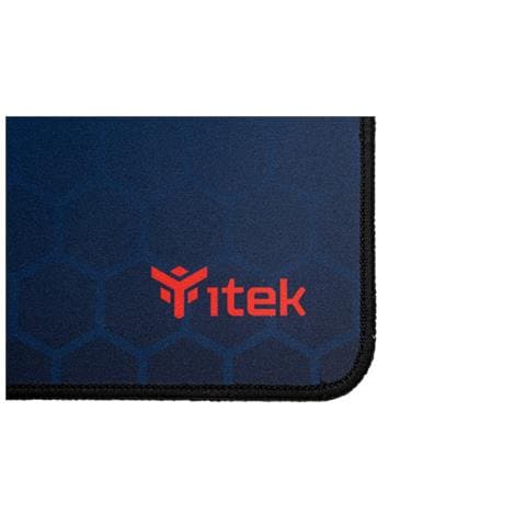 E1 Tappetino per mouse per gioco da computer Nero, Rosso - Foto 2