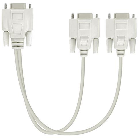 Cavo Dual Vga Sdoppiatore 1 Maschio A 2 Femmine Splitter Schermo Monitor - Foto 4