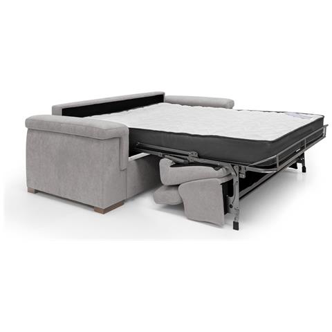 Giunone Divano Letto Alto 18 Cm. Impermeabile T02 Grigio Chiaro - Foto 2