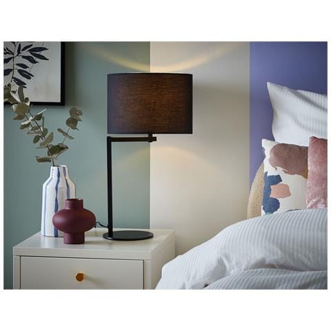 Lampada Da Tavolo Baldwin Metallo Nero - Foto 1