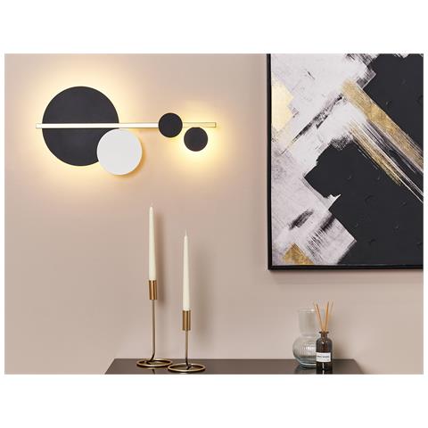 Lampada Al Led Metallo Nero E Oro Parita - Foto 1