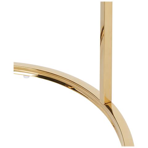 Set Di 2 Tavolini Da Caffè Grange Vetro Temperato Oro - Foto 12