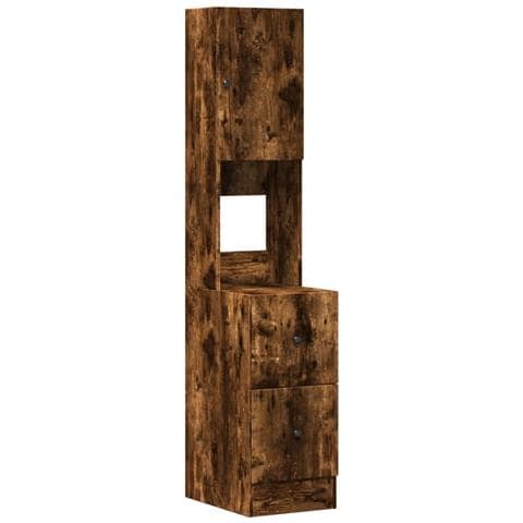 Mobile Da Cucina Rovere Fumo 35x50x180 Cm Legno Multistrato - Foto 2