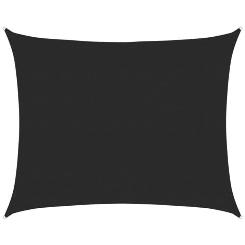 Vela Parasole 160 G /m Rettangolare Nera 6x8 M In Hdpe - Foto 1