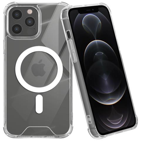 Cover Magsafe Per Iphone 12 Pro Max Silicone Gel Angoli Rinforzati - Foto 1